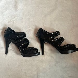Black “studded” high heels